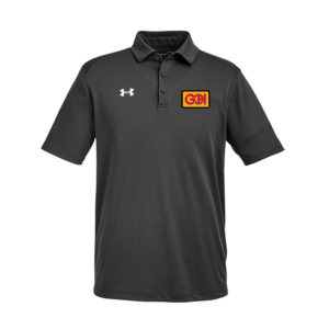 Black/White Under Armour Men's Tech Polo - Image 1