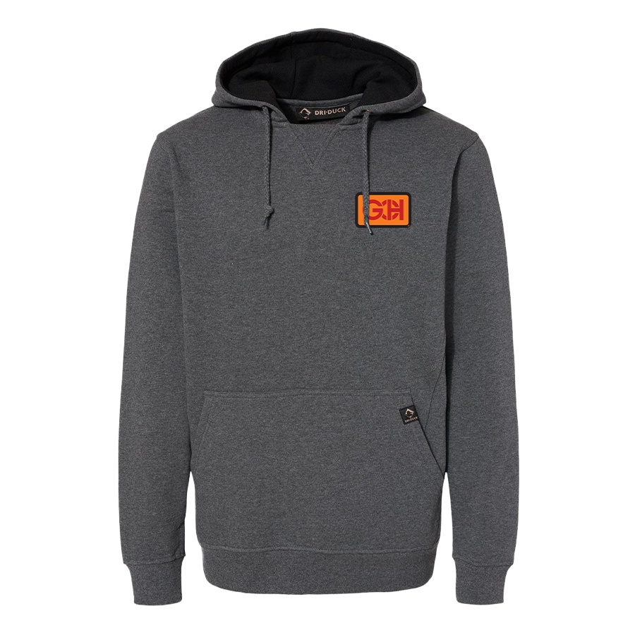 Dark Oxford Dri Duck Woodland Fleece Hoodie