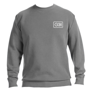 Grey Comfort Colors Ring Spun Crewneck Sweatshirt - Image 1