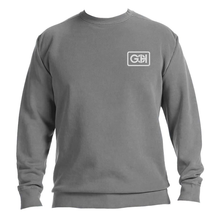 Grey Comfort Colors Ring Spun Crewneck Sweatshirt