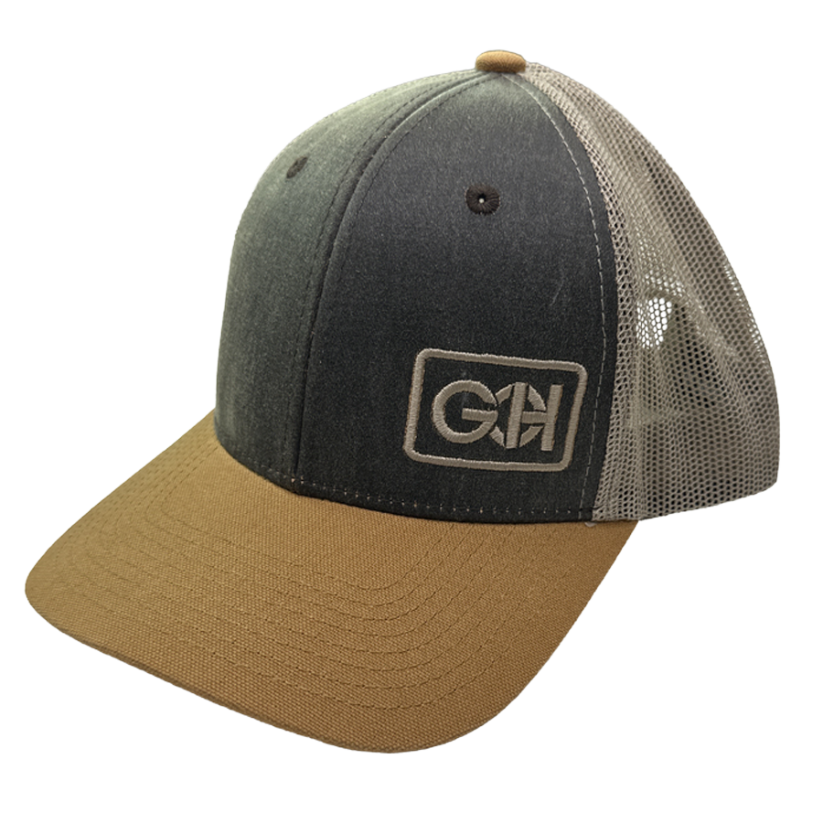 Brown/Khaki Outdoor Cap Mesh Hat