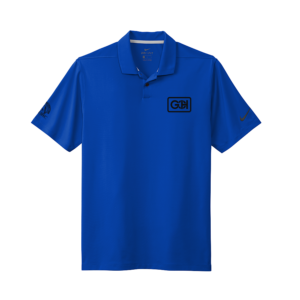Game Royal Heather Nike Dri-Fit Vapor Polo - Image 1